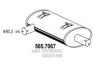 RENAULT 5000541958 Middle-/End Silencer